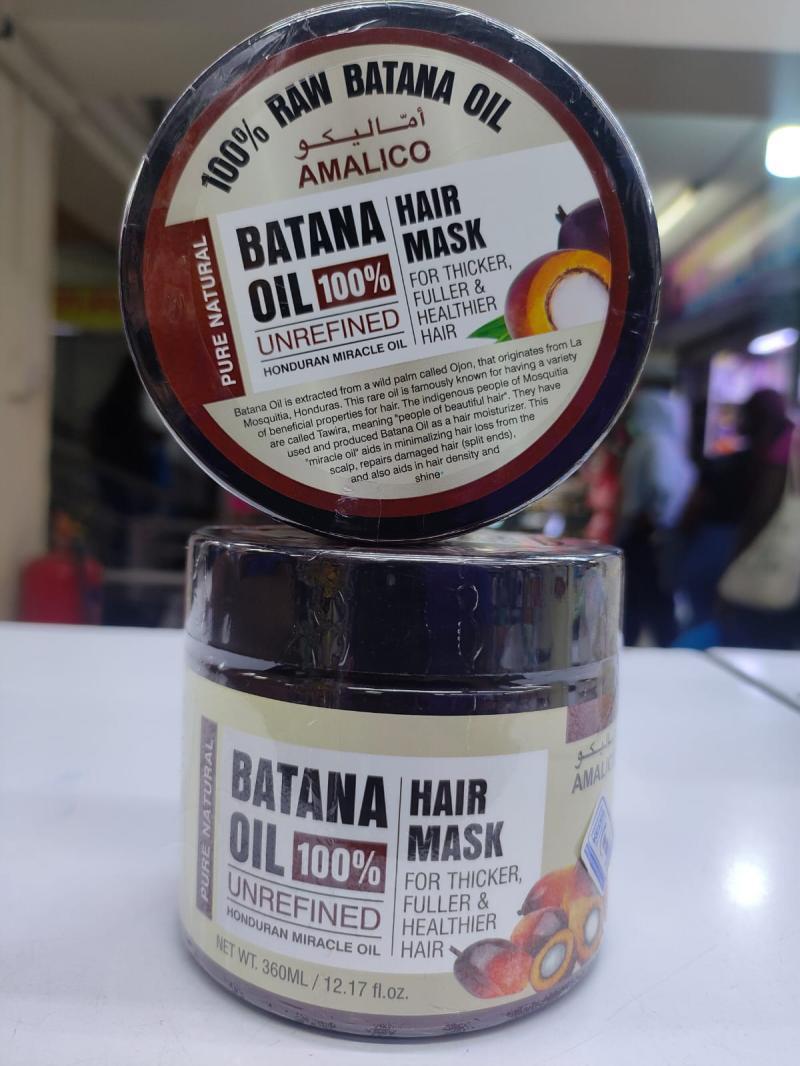 Banana oil hair mask